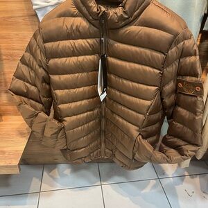 Stone Island Brown Puffer Jacket